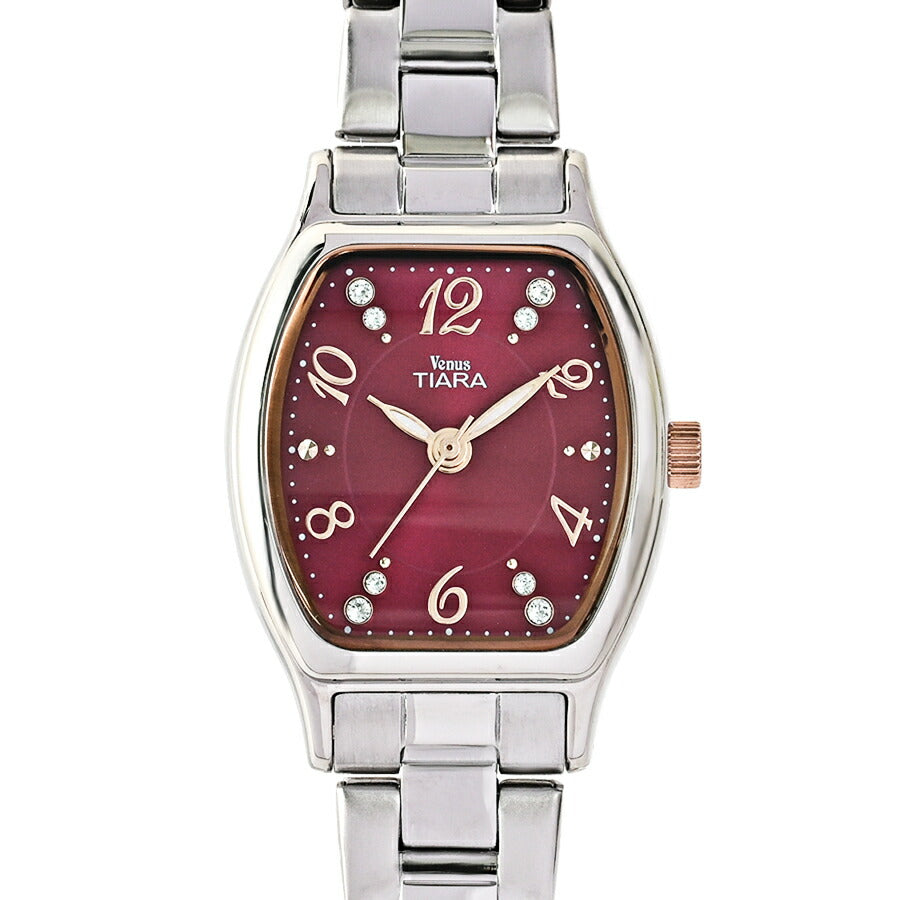 ヴィーナスティアラ 3針モデル VT096-RE レディース クオーツ 電池式