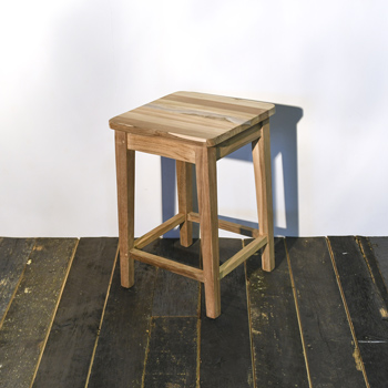 木製 ハイスツール】GALLUP | チーク ラウンド トップ スツール (30