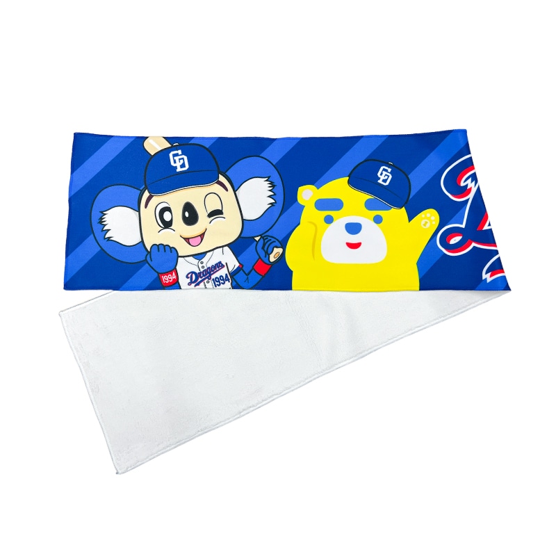 中日ドラゴンズ90周年記念】ドアラ×イッチー マフラータオル: 東海