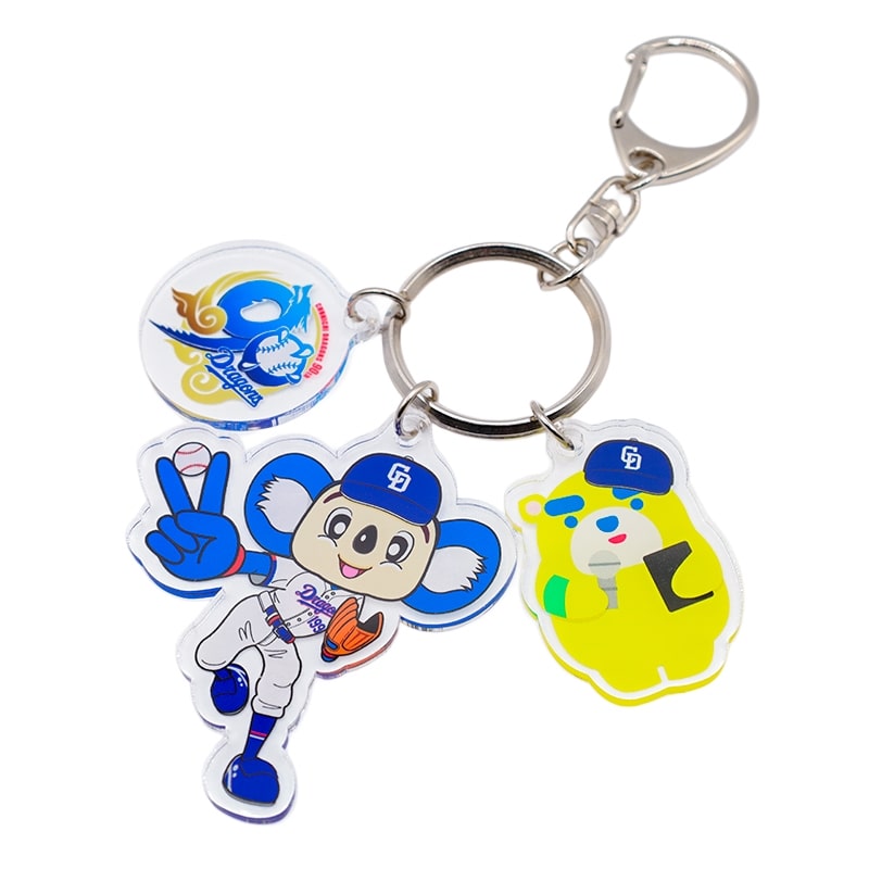 中日ドラゴンズ90周年記念】ドアラ×イッチー アクリルキーホルダー