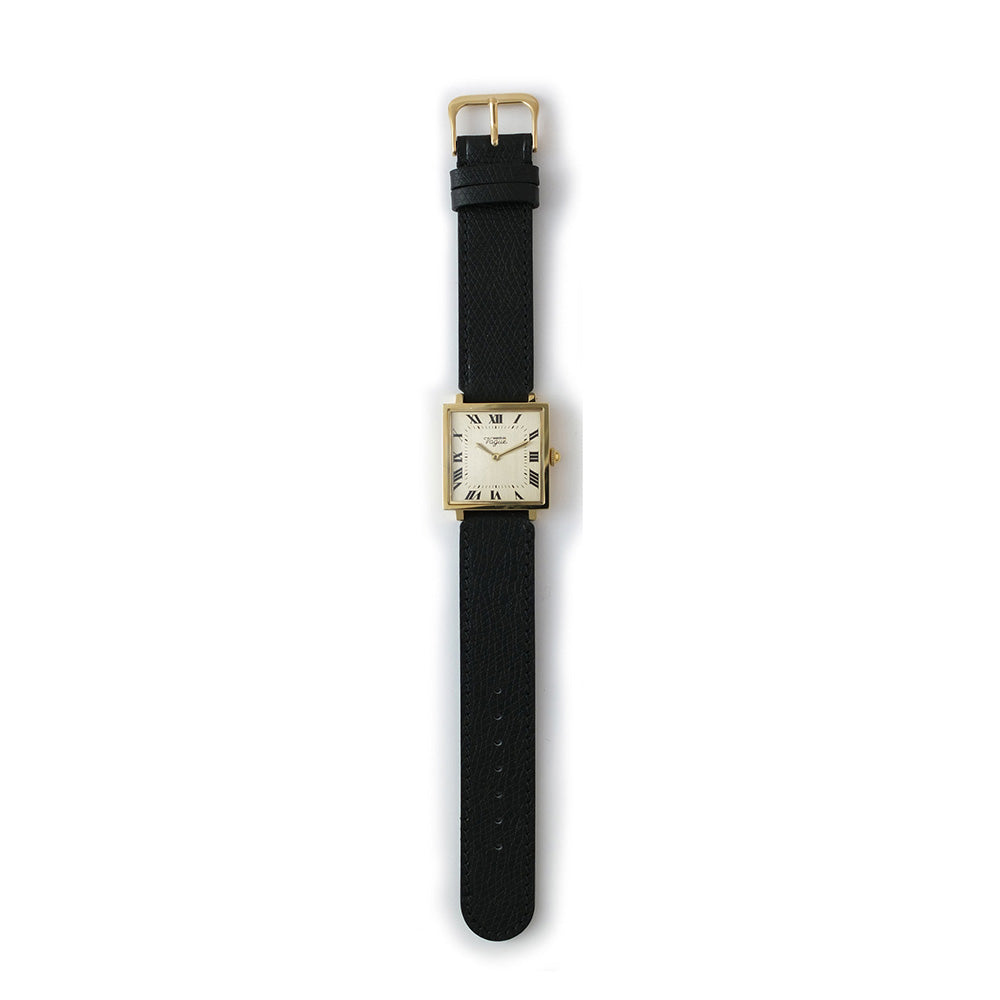 VAGUE WATCH：CARRE Pièce - BLACK