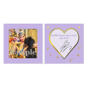 スクエアフォト＆サイン入りカードセット＜キャトルレーヴ30th＞／水美