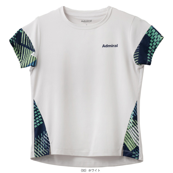 アドミラルテニスウェア2点セットアップホワイトL2024 アドミラル