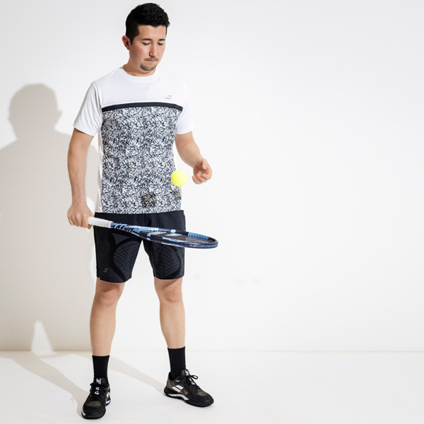 バボラ テニスセットアップ、ブラック Babolat ウェア 上下セット 楽天