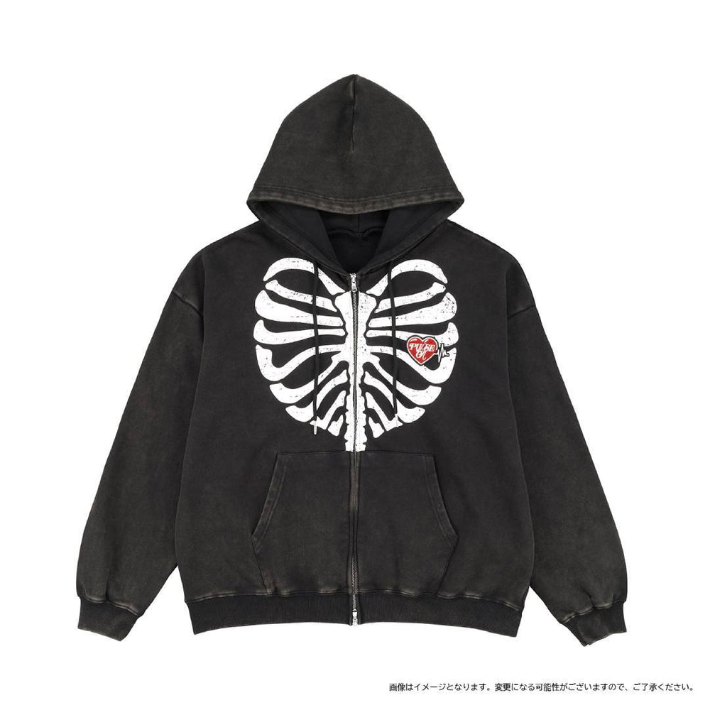 ジップアップフーディー（BLACK） – YGEX OFFICIAL SHOP