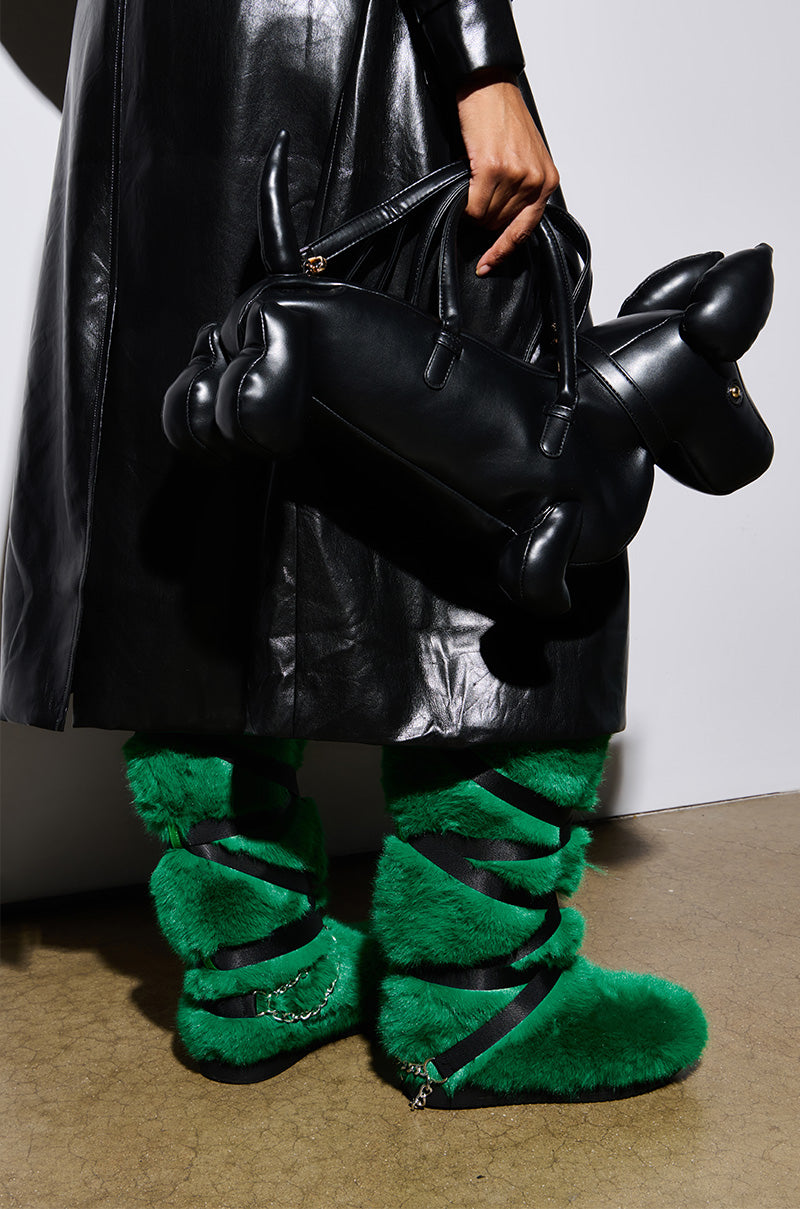 AZALEA WANG TZILA GREEN BOOT – AKIRA