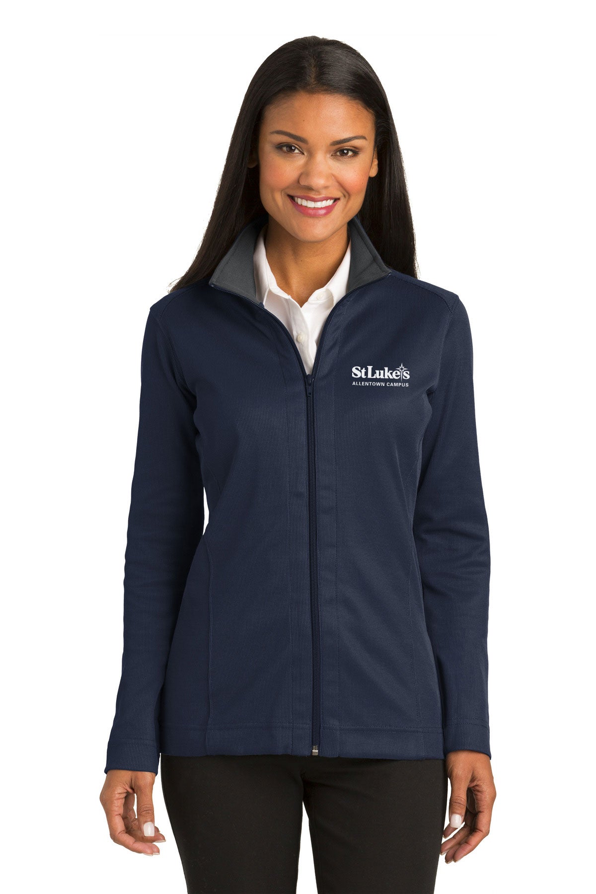 Port Authority® Women's Vertical Texture Full-Zip Jacket - L805