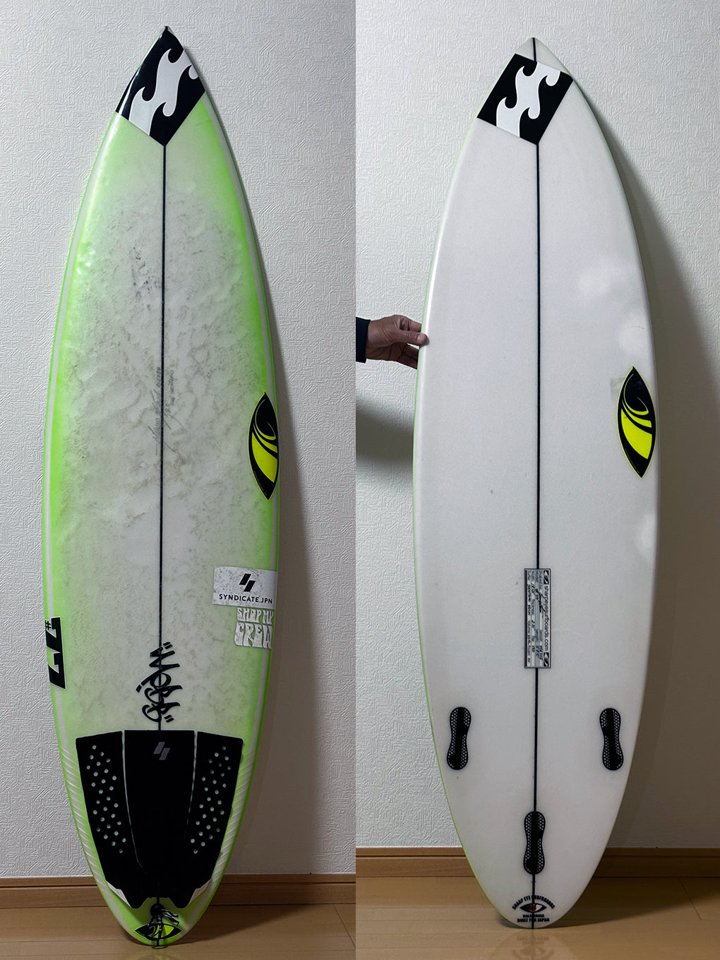 シャープアイサーフボードOKAY長さ5'9幅18.31厚み5.56厚さ23.5L OKAY