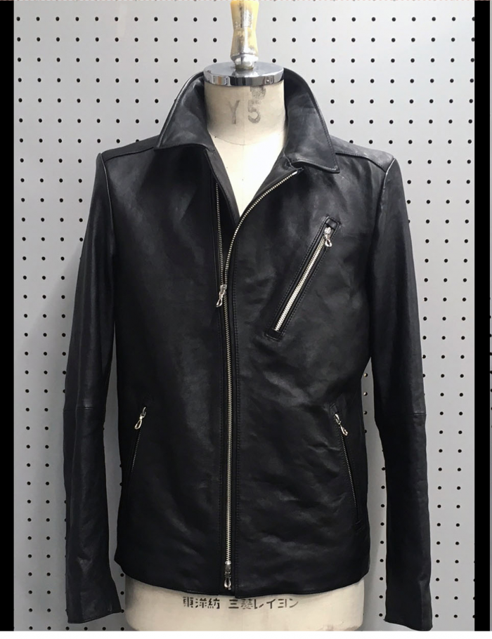 鮎革ジャン☆プレーンモデル 5351POUR LES HOMMES ※スタッズなし