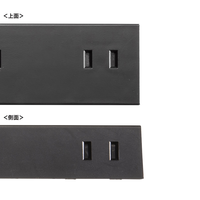 サンワサプライ 電源タップ 強力ネオジムマグネット付き 2P 10個口 1m