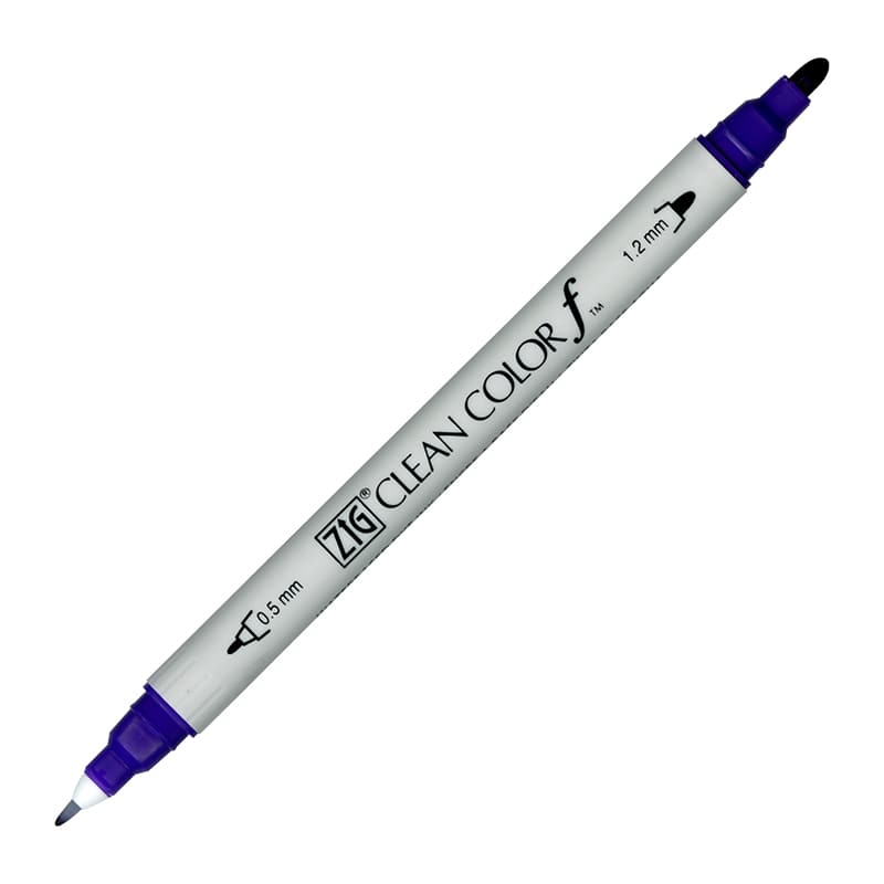 呉竹 水性マーカー ZIG クリーンカラーf No.010 ブラック TCS-6000T