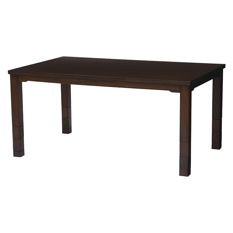 萩原 ダイニングこたつ3点セット 90×60cm ダークブラウン KOT-7311