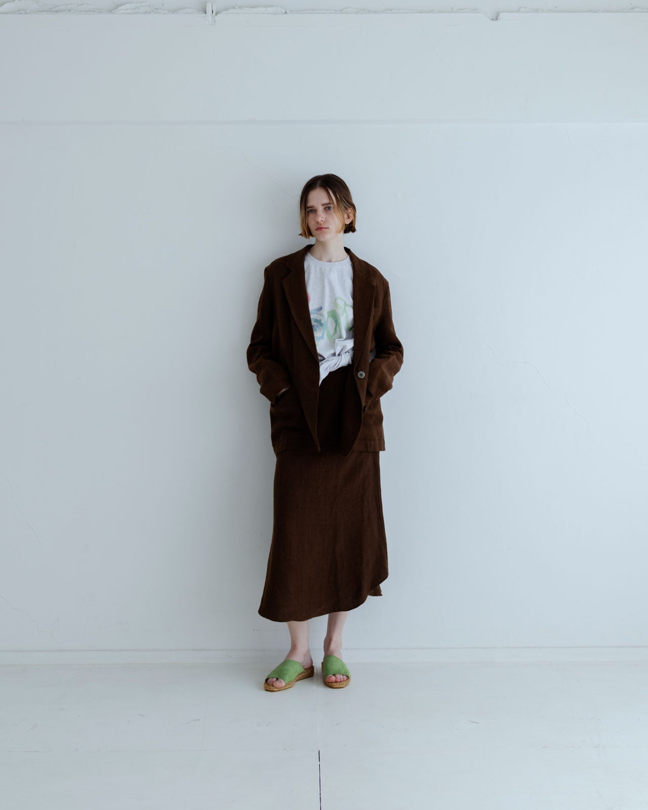 MEYAME LINEN BEAUTIFUL SKIRT – Shinzone