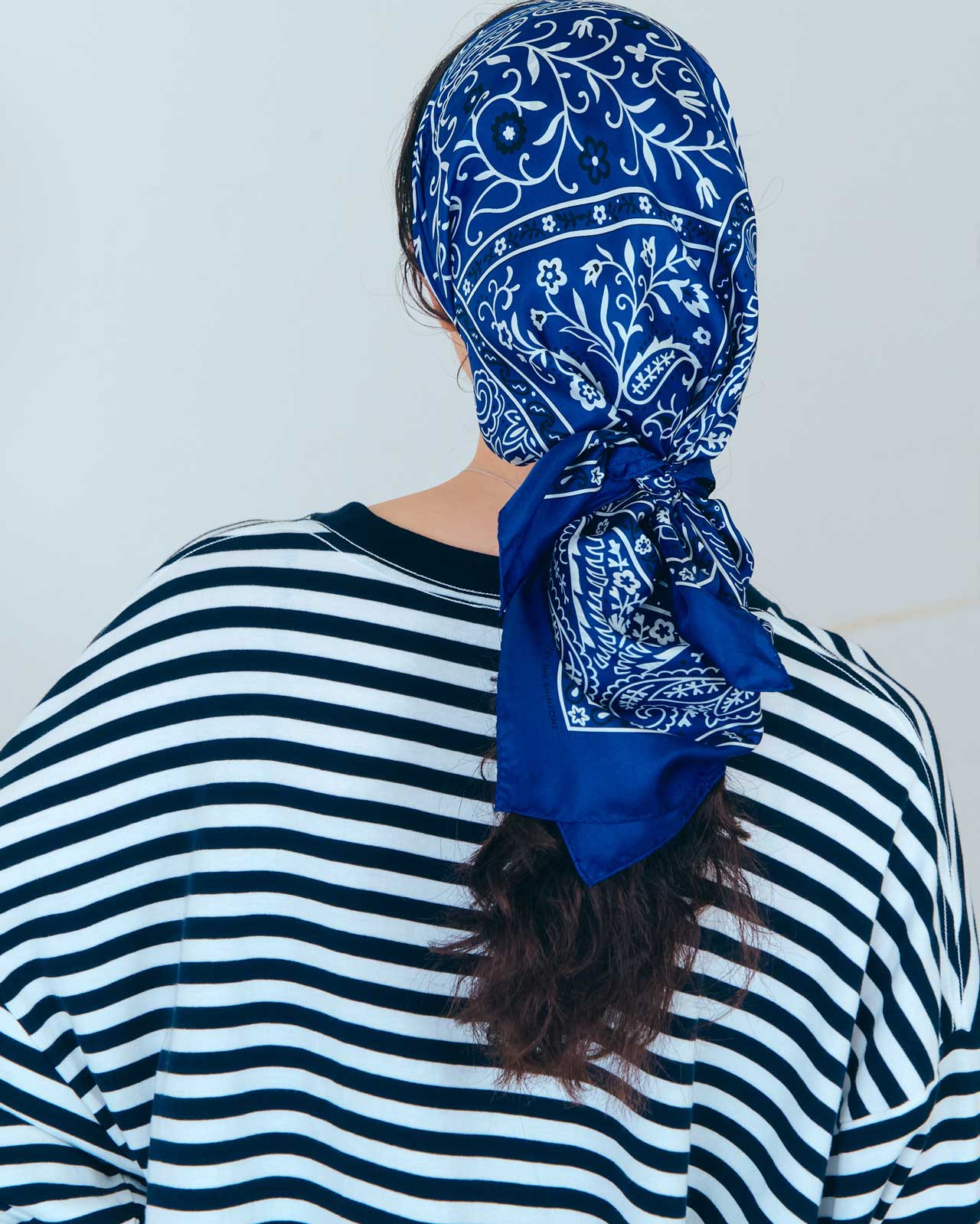 BANDANA PRINTED SILK SCARF – Shinzone