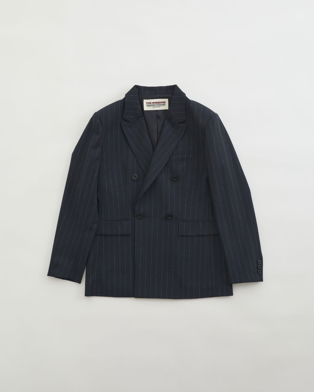 Shinzone（シンゾーン）】DOUBLE BREASTED PINSTRIPE JACKET