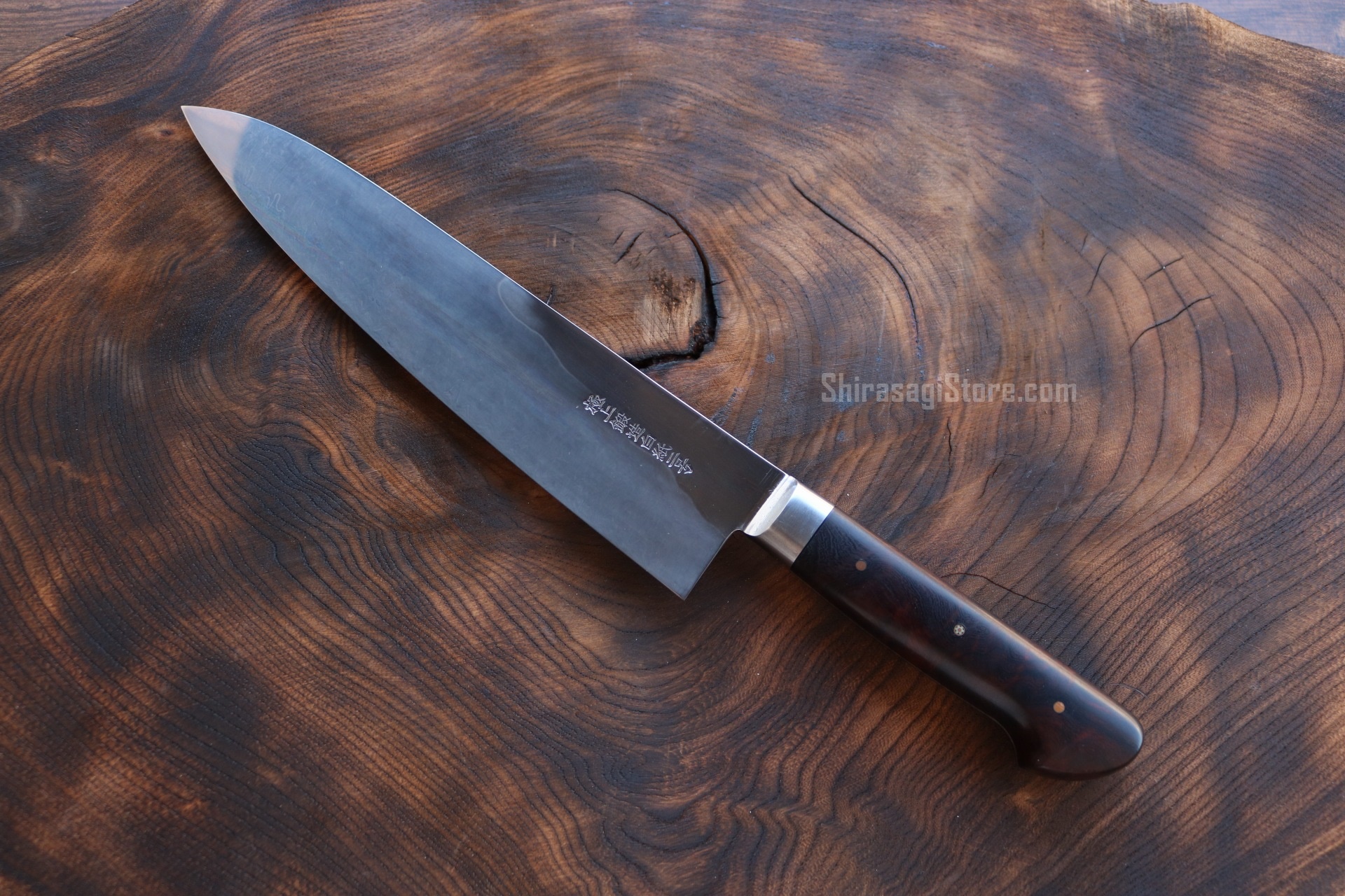 天味寿楽 本焼 牛刀 包丁 長尾包丁製作所 白紙二号 240mm