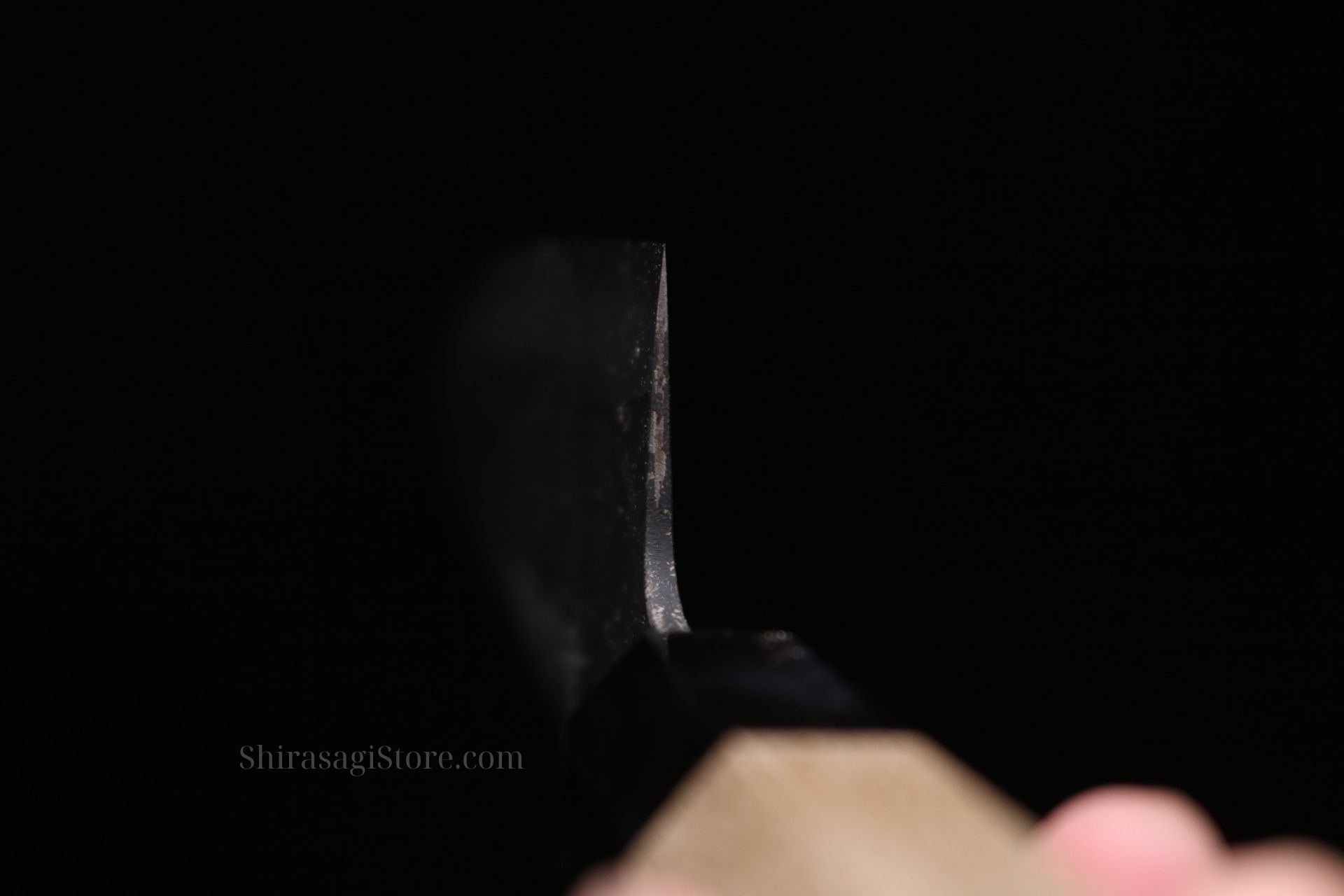 藤原良明作（加藤清志）牛刀 和包丁 青鋼 黒打仕上 8寸