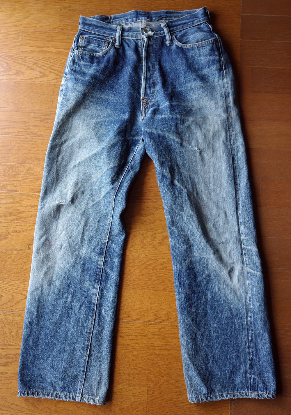 DENIME（ドゥニーム）10周年真空パック 30'S ジーンズ色落ちレポート