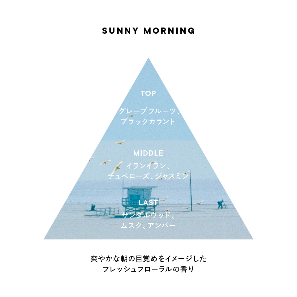 SUNNY MORNING オードパルファン | SHIROオフィシャルサイト