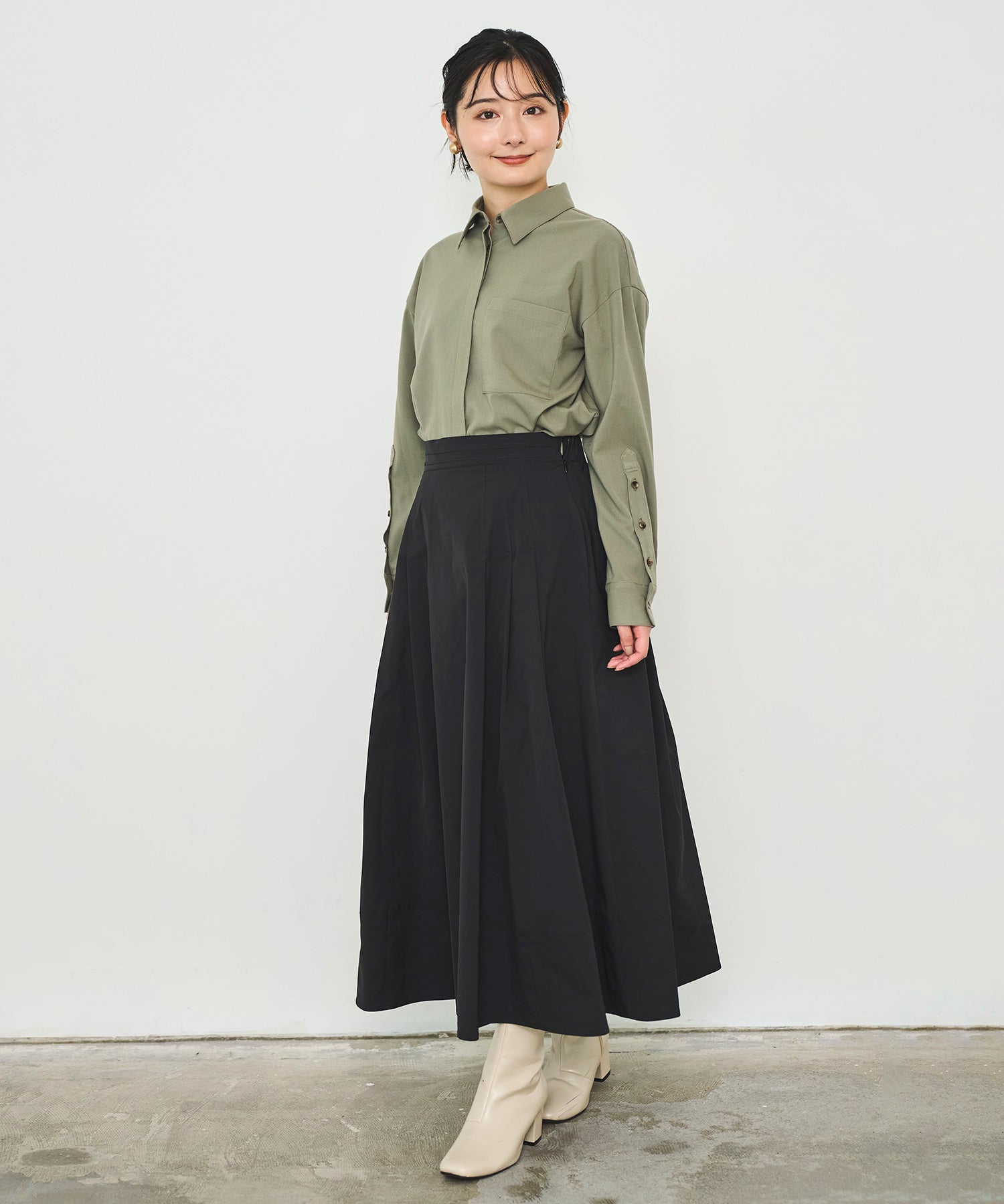 軽量】グレイスメモリータフタスカート – Sirin Online Store