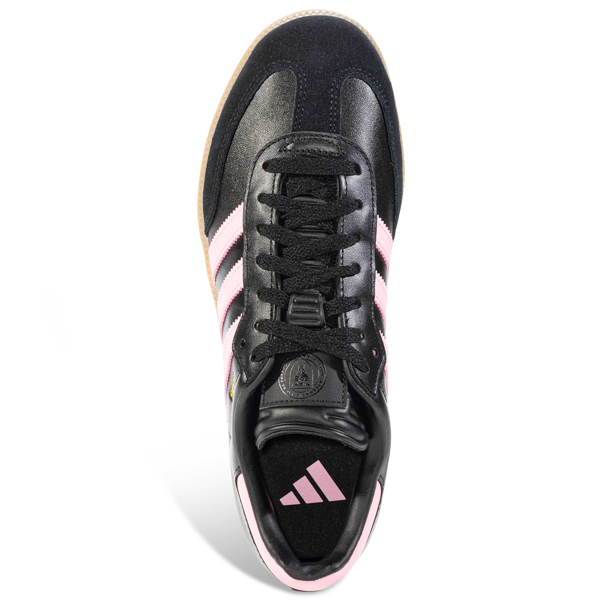 adidas Samba Inter Miami Soccer Shoes (Black/Light Pink/Gum