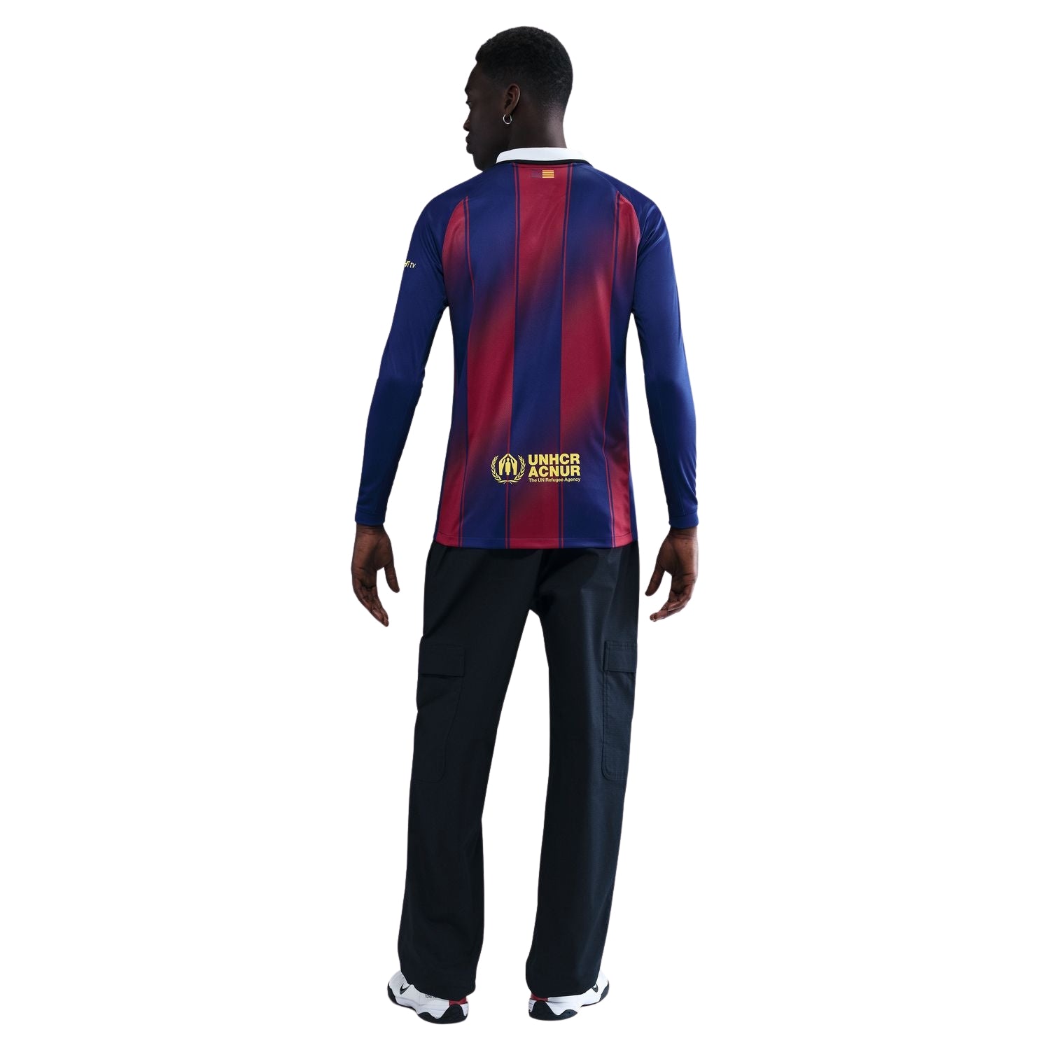 Nike FC Barcelona 25/26 Men's Stadium Home Long-Sleeve Kit