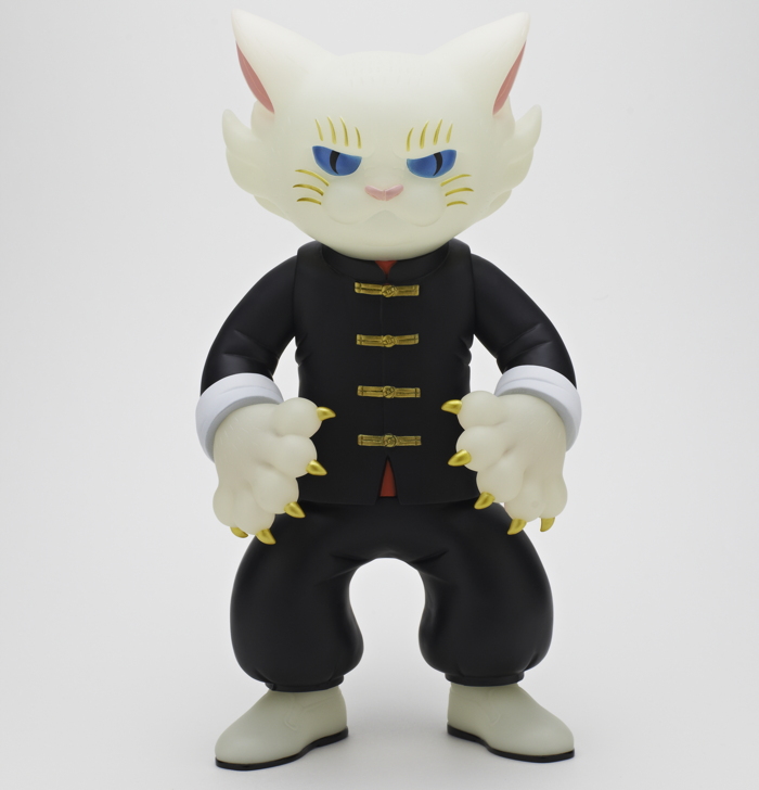 石黒亜矢子展 ばけものぞろぞろ ばけねこぞろぞろ」に「カンフー猫