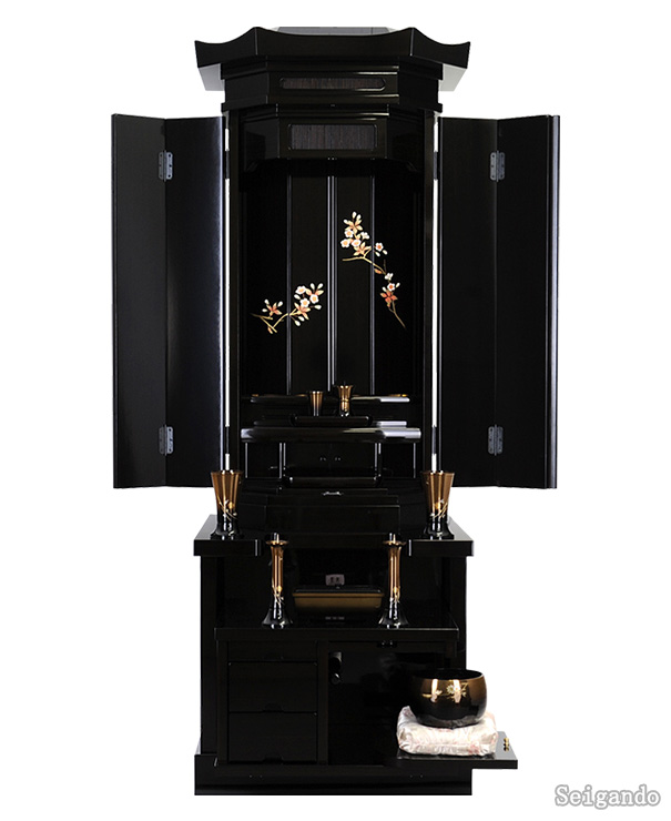 新創春 黒檀 枝桜 | 創価学会仏壇・仏具なら誓願堂へ