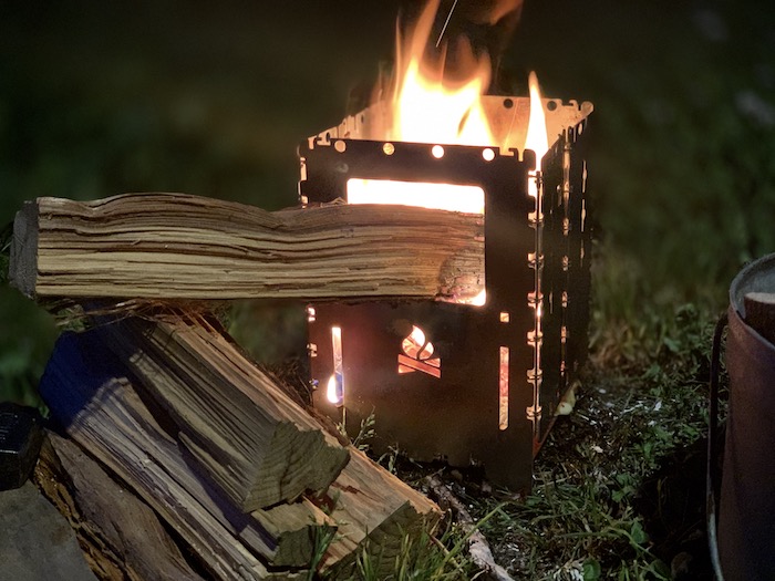 レビュー】ブッシュボックス XL （チタン製）の焚き火が楽しすぎる