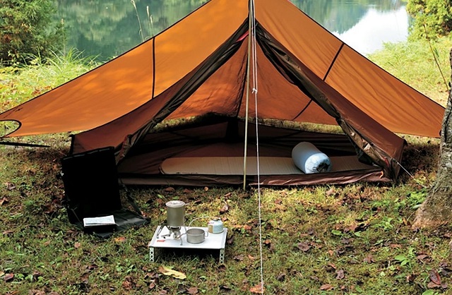 ogawaの2018年新商品のテントの中で一際輝くA型テントが！トリアングロ