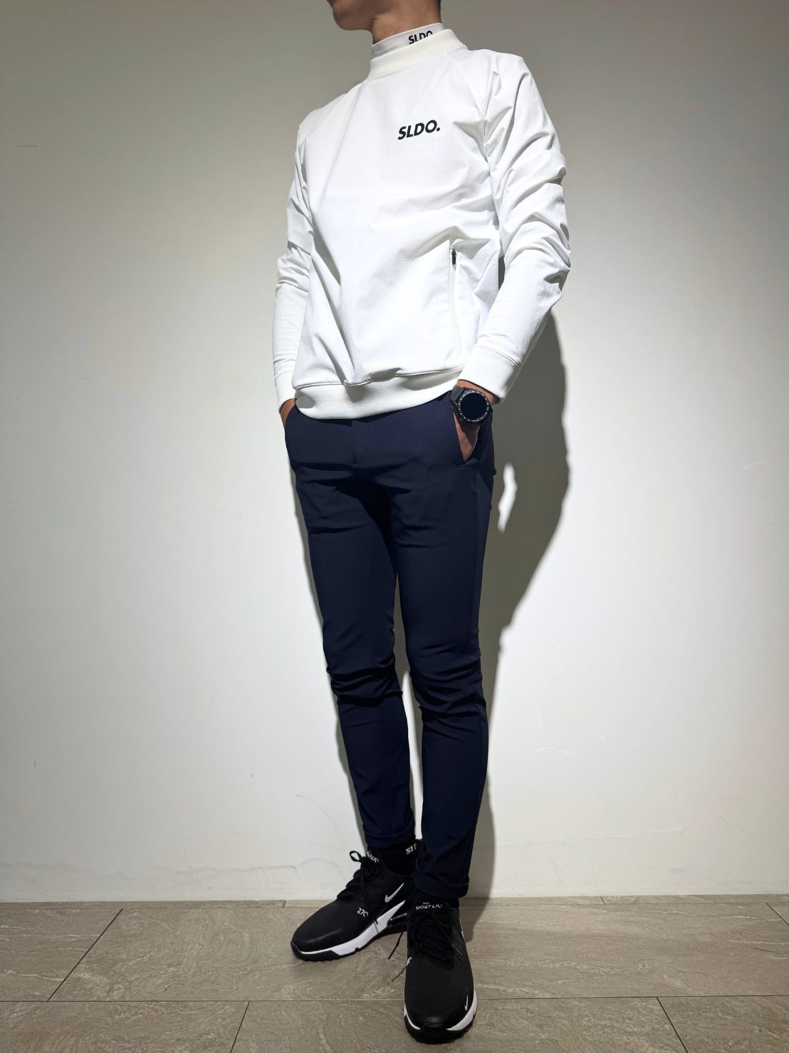 SLDO. 4WAY STRETCH パンツ/DARK NAVY