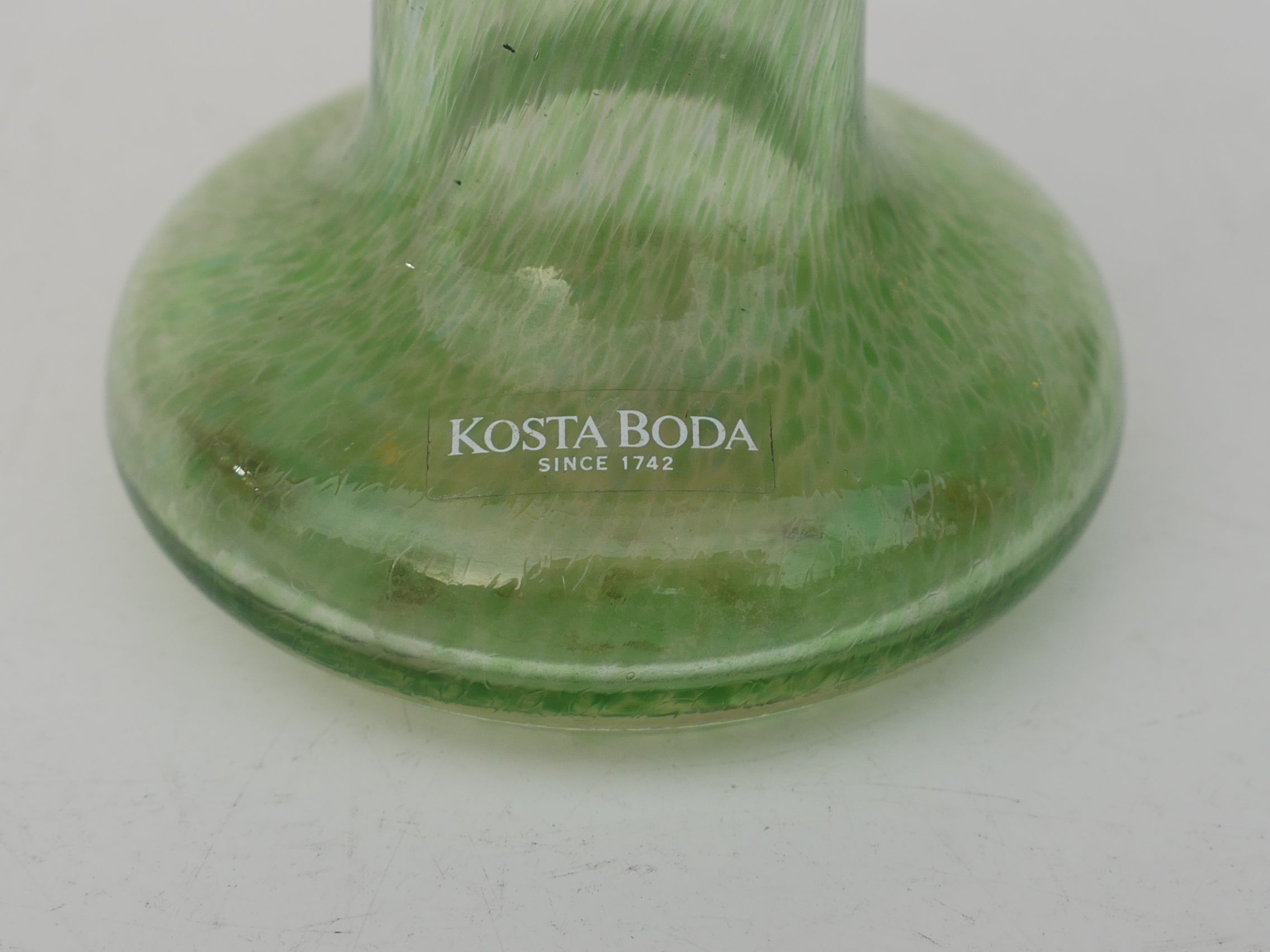 KOSTA BODA【Windpipe】アートガラス フラワーベース Bertil Vallien