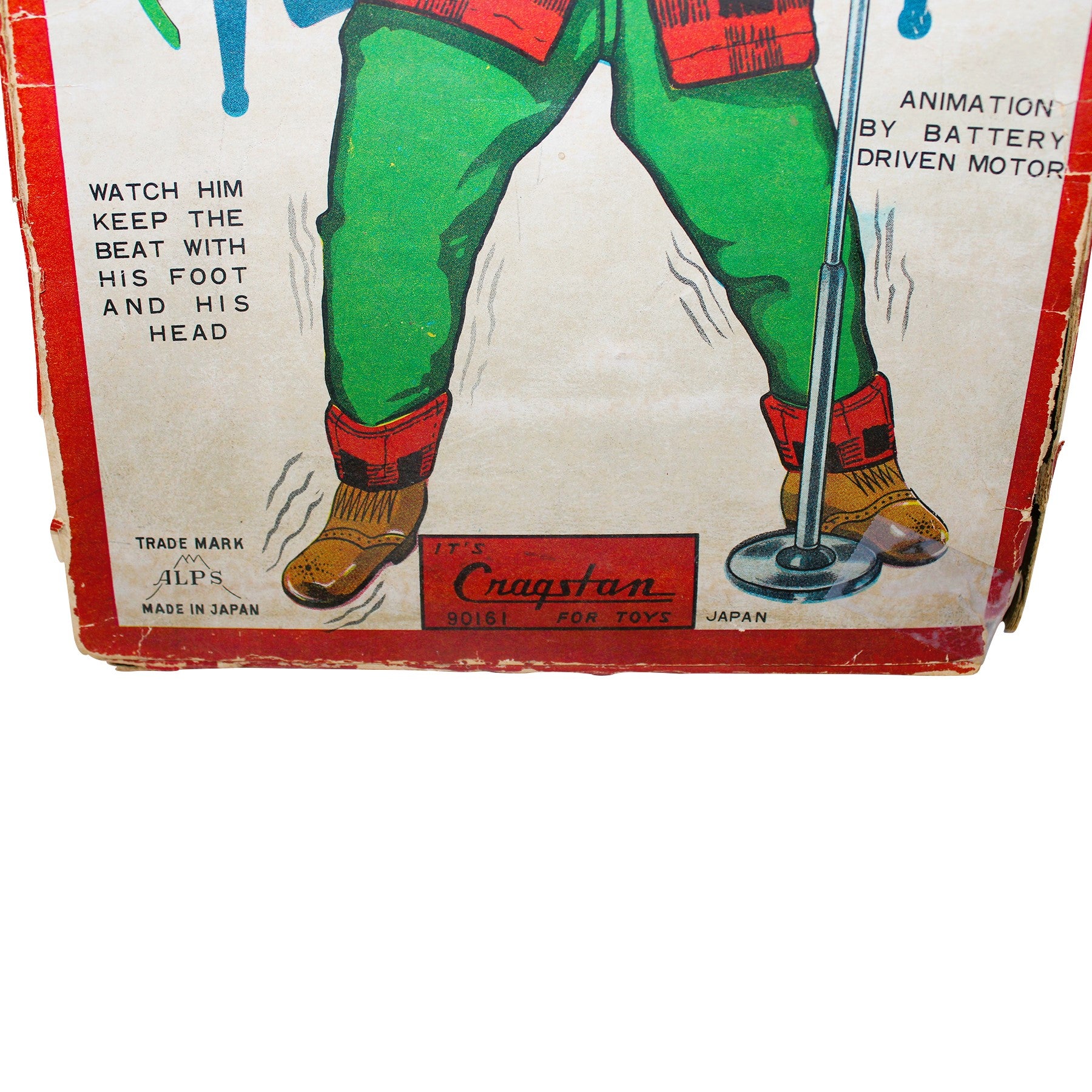 Cragstan Rock N' Roll Tin Litho Monkey By Alps Japan | 1950's Toys