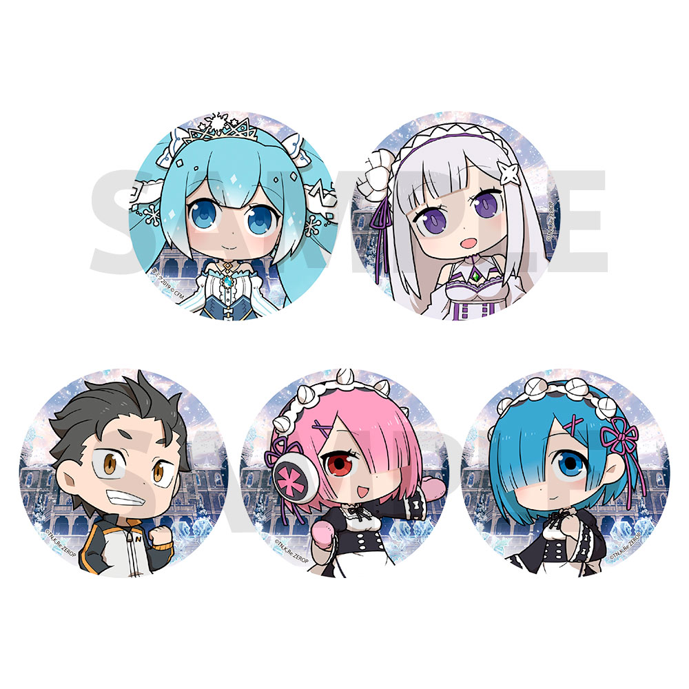 初音ミク 雪ミク miku リゼロ エミリア 缶バッジ 2個セット 初音ミク