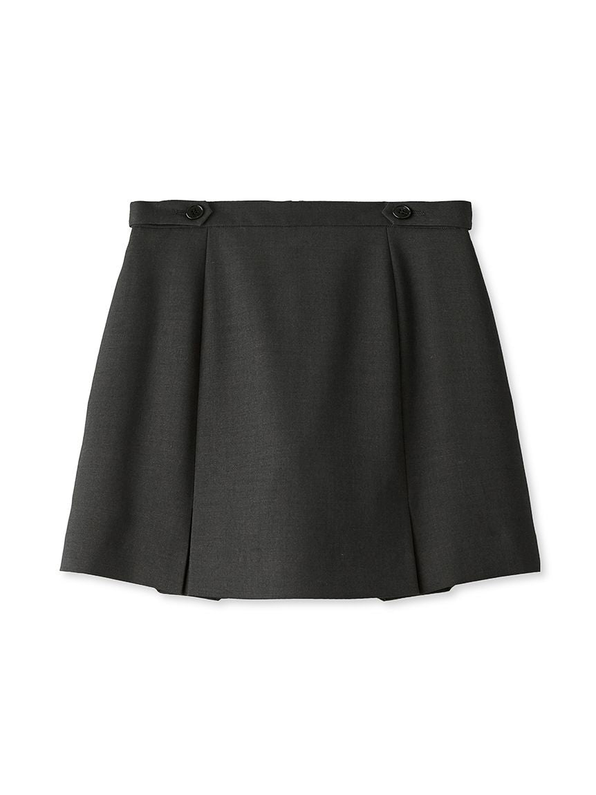 Box Pleats High Waist Tweed Mini Skirt – SNIDEL