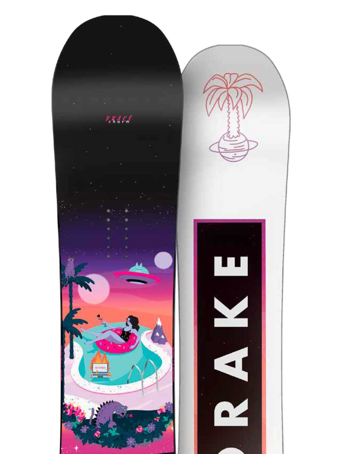 DRAKE】スノーボード 151cm ワックスセット付き DRAKE】スノーボード