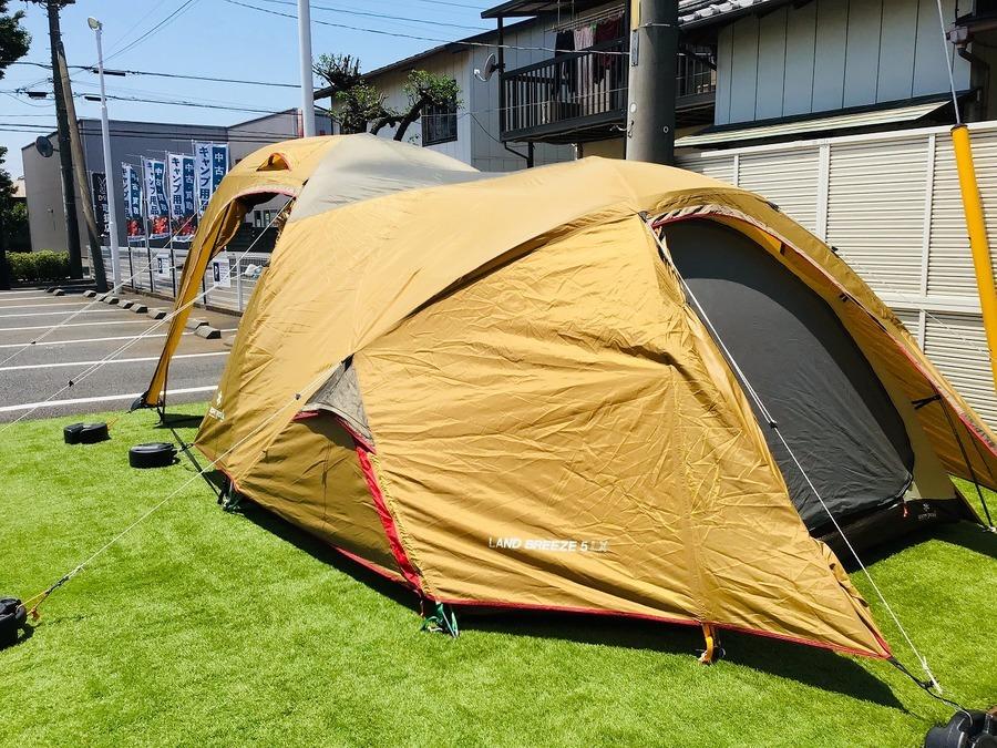 もはや2ルームテント！snowpeak(スノーピーク)のランドブリーズ5LXをご