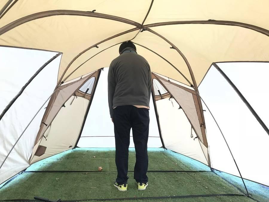 スポーツ柏】SNOW PEAK ヴァールPRO.Air4設営してみた。[2018.12.14