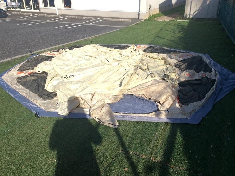 スポーツ柏】DOD タケノコテント T8-495 設営してみた。[2019.03.18