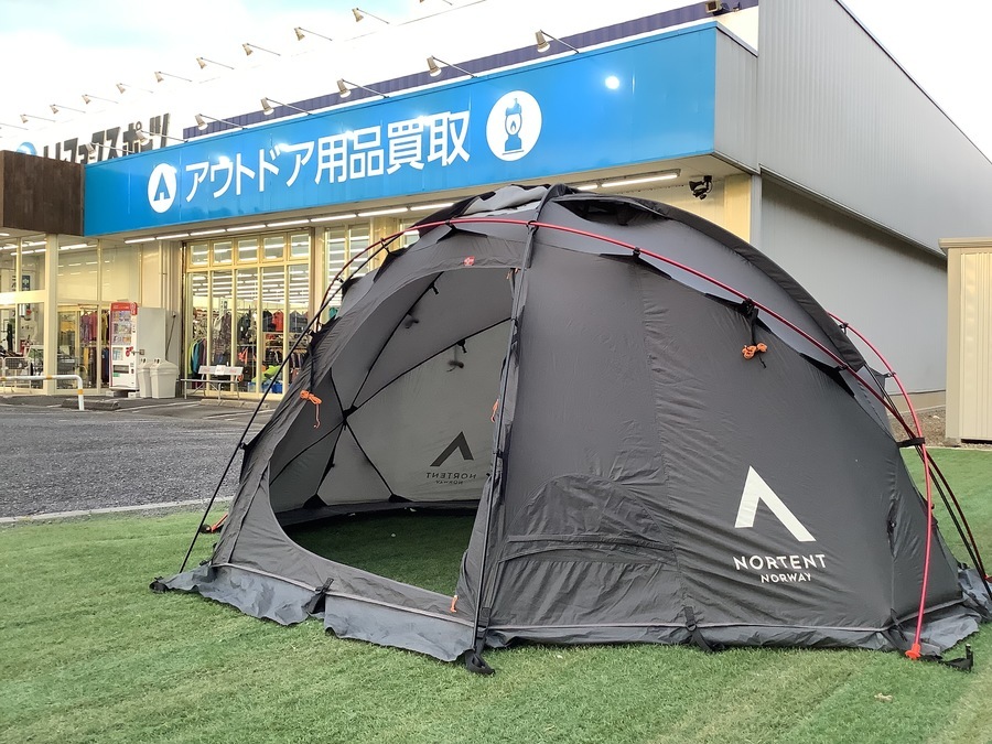 最近流行りのドーム型シェルター！ノルテントのギャム4入荷！[2021.09