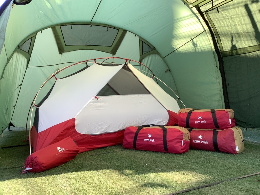 レイサ6でカンガルースタイル！どのテントが合うのか比較検証