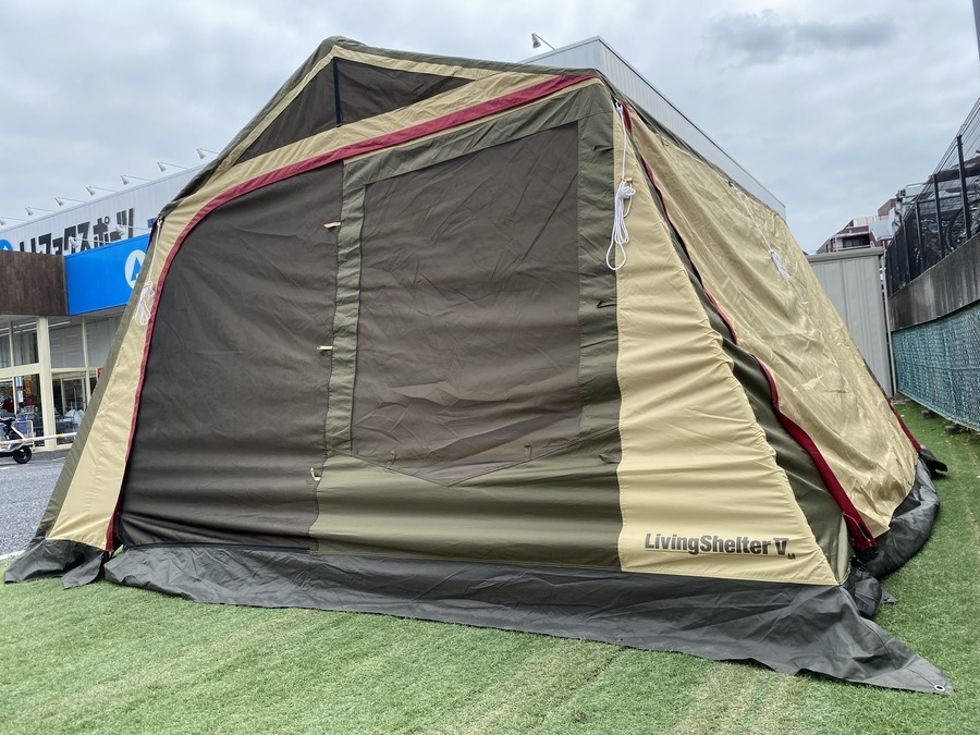 簡単設営ロッジテント！OGAWA リビングシェルターⅤ[2022.08.23発行