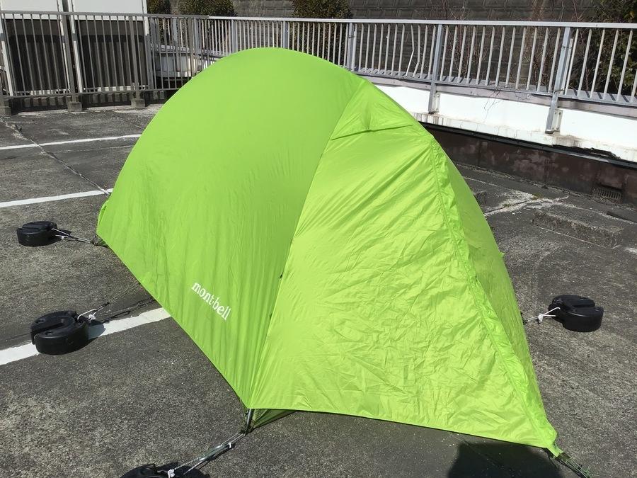 モンベル特集！ムーンライトテント2型とステラリッジテント1型が同日