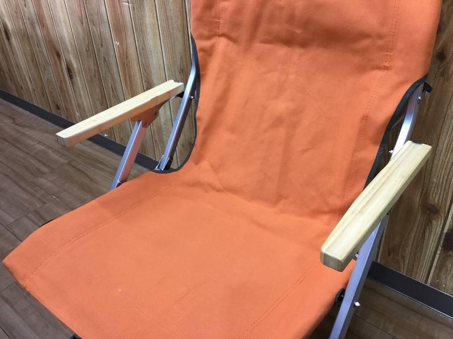 スノーピークpeak ローチェア 帆布オレンジペアセット 中古