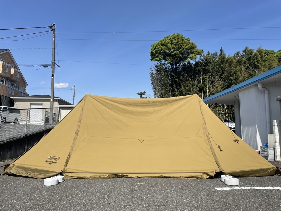 Coleman TWINCLIFF 2ポール型シェルター シンプル構造の2ポール型で