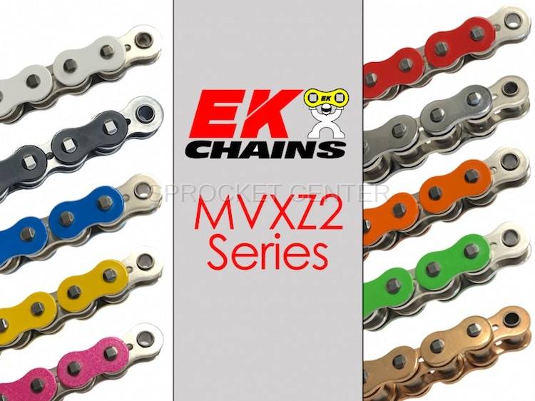 EK Chain 530 MVXZ-2 Quadra-X Ring Chain (8 colors)