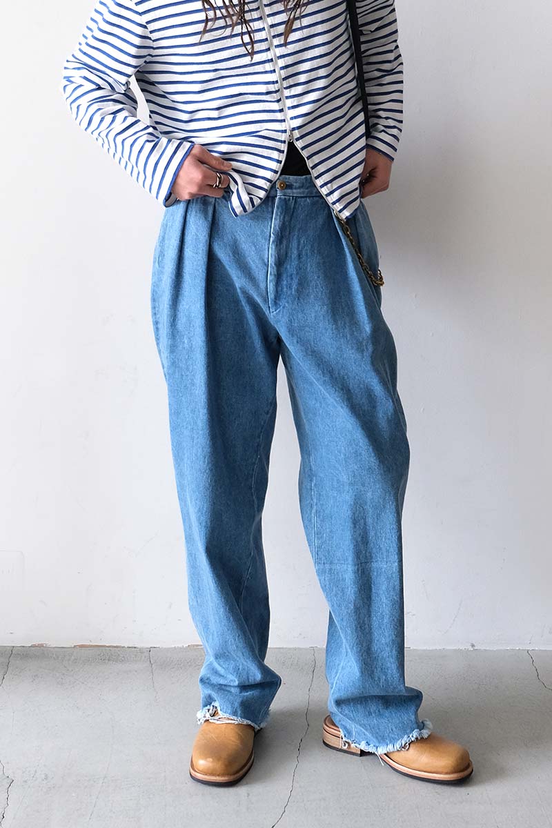 NEAT | NEAT CHINO SEAISLAND COTTON DENIM / BLUE シーアイランド