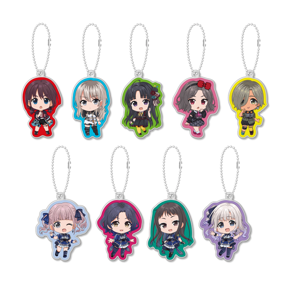 ガールズバンドクライ】ぷっくりアクリルキーホルダー（全9種ランダム