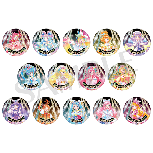 プリキュア LINEスタンプ 缶バッジ チャーム プリキュア LINEスタンプ