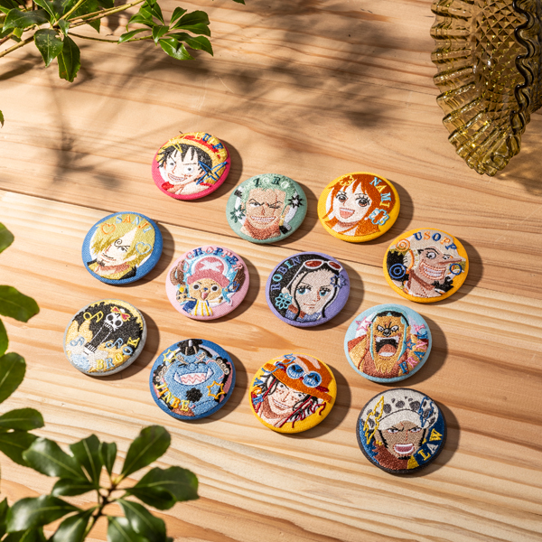 ワンピース】刺繍缶バッジ Vol.1（全12種ランダム1個）: 雑貨｜東映
